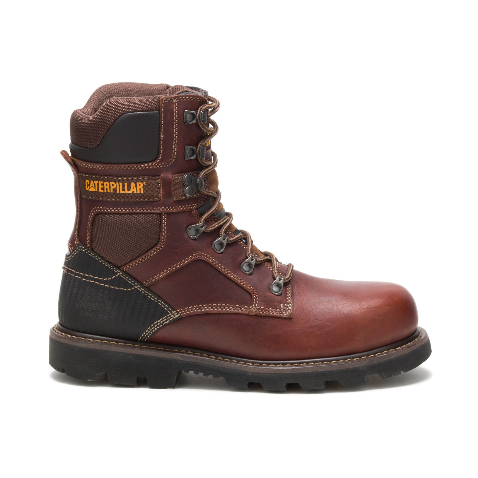 Caterpillar Indiana 2.0 Steel Toe - Mens Work Boots - Brown - NZ (713QOARJK)